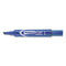 Marks A Lot Regular Desk-style Permanent Marker, Broad Chisel Tip, Blue, Dozen (7886)