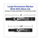 Marks A Lot Large Desk-style Permanent Marker, Broad Chisel Tip, Black, Dozen (8888)