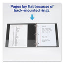 Durable View Binder With Durahinge And Ezd Rings, 3 Rings, 4" Capacity, 11 X 8.5, Black, (9800)