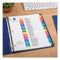 Customizable Table Of Contents Ready Index Dividers With Multicolor Tabs, 31-tab, 1 To 31, 11 X 8.5, White, 1 Set