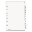 Preprinted Tab Dividers, 12-tab, Jan. To Dec., 8.5 X 5.5, White, 1 Set