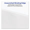 Preprinted Legal Exhibit Bottom Tab Index Dividers, Avery Style, 27-tab, Exhibit A To Exhibit Z, 11 X 8.5, White, 1 Set