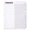 Table 'n Tabs Dividers, 26-tab, A To Z, 11 X 8.5, White, White Tabs, 1 Set