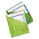 Insertable Big Tab Plastic 1-pocket Dividers, 8-tab, 11.13 X 9.25, Assorted, 1 Set