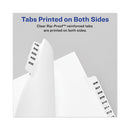 Avery-style Preprinted Legal Bottom Tab Divider, 26-tab, Exhibit I, 11 X 8.5, White, 25/pk