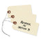 Double Wired Shipping Tags, 11.5 Pt Stock, 6.25 X 3.13, Manila, 1,000/box