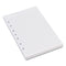 Mini Size Binder Filler Paper, 7-hole Side Punched, 5.5 X 8.5, College Rule, 100/pack