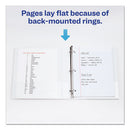 Legal Durable View Binder With Round Rings, 3 Rings, 1" Capacity, 14 X 8.5, White