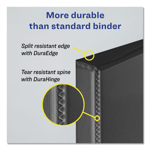 Durable View Binder With Durahinge And Slant Rings, 3 Rings, 1" Capacity, 11 X 8.5, Coral