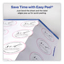 Round Print-to-the Edge Labels With Sure Feed And Easy Peel, 2" Dia, Glossy White, 120/pk