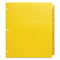 Heavy-duty Preprinted Plastic Tab Dividers, 26-tab, A To Z, 11 X 9, Yellow, 1 Set