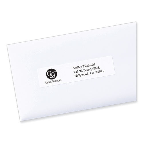 Labels, Laser Printers, 1 X 4, White, 20/sheet, 100 Sheets/box
