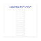 Dot Matrix Printer Mailing Labels, Pin-fed Printers, 0.94 X 3.5, White, 5,000/box