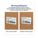Multipurpose Thermal Labels, 1.13 X 3.5, White, 130/roll, 2 Rolls/pack