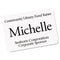 Ecofriendly Adhesive Name Badge Labels, 3.38 X 2.33, White, 160/box