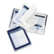 Flexi-view Six-pocket Polypropylene Organizer, 150-sheet Capacity, 11 X 8.5, Translucent/navy