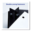 Durable Clear Front Report Cover, Prong Fastener, 0.13" Capacity, 8.5 X 11, Clear/blue, 25/box