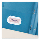 Two-pocket Folder, Prong Fastener, 0.5" Capacity, 11 X 8.5, Light Blue, 25/box