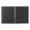 Two-pocket Folder, Prong Fastener, 0.5" Capacity, 11 X 8.5, Black, 25/box