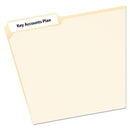 Ecofriendly Permanent File Folder Labels, 0.66 X 3.44, White, 30/sheet, 25 Sheets/pack