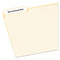 Ecofriendly Permanent File Folder Labels, 0.66 X 3.44, White, 30/sheet, 25 Sheets/pack