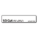 Ecofriendly Permanent File Folder Labels, 0.66 X 3.44, White, 30/sheet, 25 Sheets/pack