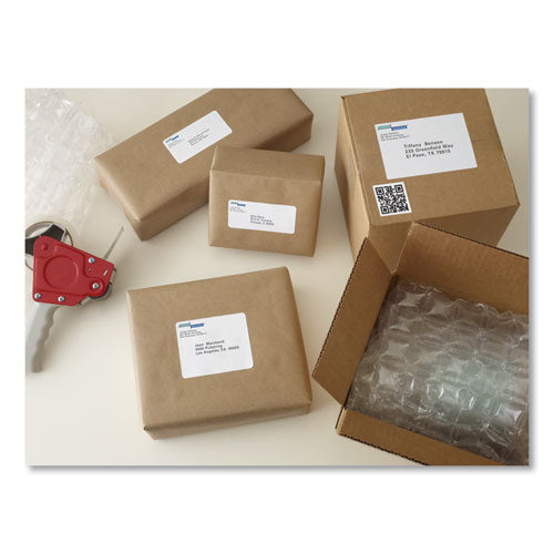 Shipping Labels W/ Trueblock Technology, Laser Printers, 5.5 X 8.5, White, 2/sheet, 100 Sheets/box