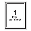 4 X 6 Shipping Labels With Trueblock Technology, Inkjet/laser Printers, 4 X 6, White, 20/pack