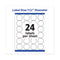 Permanent Laser Print-to-the-edge Id Labels W/surefeed, 1.66" Dia, White, 600/pk