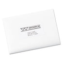 Copier Mailing Labels, Copiers, 2 X 4.25, White, 10/sheet, 100 Sheets/box