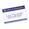 Name Badge Insert Refills, Horizontal/vertical, 2 1/4 X 3 1/2, White, 400/box