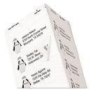 Matte Clear Easy Peel Mailing Labels W/ Sure Feed Technology, Laser Printers, 1.33 X 4, Clear, 14/sheet, 50 Sheets/box