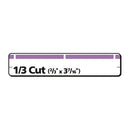 Permanent Trueblock File Folder Labels With Sure Feed Technology, 0.66 X 3.44, White, 30/sheet, 25 Sheets/pack