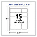 Laser/inkjet 3.5" Diskette Labels, White, 375/pack