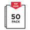 Top-load Poly Sheet Protectors, Super Heavy Gauge, Letter, Nonglare, 50/box