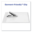 Clip-style Name Badge Holder With Laser/inkjet Insert, Top Load, 4 X 3, White, 100/box