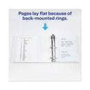 Heavy-duty View Binder With Durahinge And Locking One Touch Ezd Rings, 3 Rings, 4" Capacity, 11 X 8.5, White