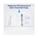 Heavy-duty View Binder With Durahinge And One Touch Ezd Rings, 3 Rings, 2" Capacity, 11 X 8.5, White