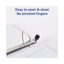 Heavy-duty View Binder With Durahinge And One Touch Ezd Rings, 3 Rings, 1" Capacity, 11 X 8.5, White