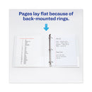 Heavy-duty View Binder With Durahinge And One Touch Ezd Rings, 3 Rings, 1" Capacity, 11 X 8.5, White