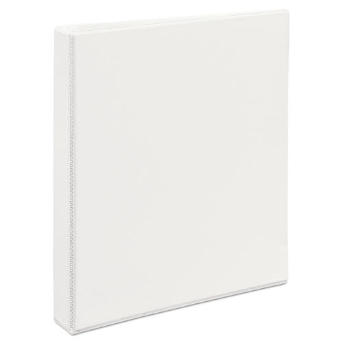 Heavy-duty View Binder With Durahinge And One Touch Ezd Rings, 3 Rings, 1" Capacity, 11 X 8.5, White