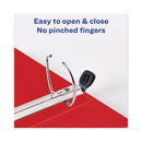 Heavy-duty View Binder With Durahinge And One Touch Ezd Rings, 3 Rings, 2" Capacity, 11 X 8.5, Red