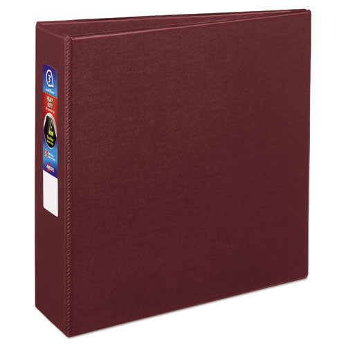 Heavy-duty Non-view Binder With Durahinge And Locking One Touch Ezd Rings, 3 Rings, 3" Capacity, 11 X 8.5, Maroon