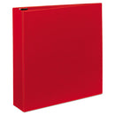 Heavy-duty Non-view Binder With Durahinge And One Touch Ezd Rings, 3 Rings, 2" Capacity, 11 X 8.5, Red