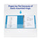 Heavy-duty View Binder With Durahinge And One Touch Ezd Rings, 3 Rings, 2" Capacity, 11 X 8.5, Pacific Blue