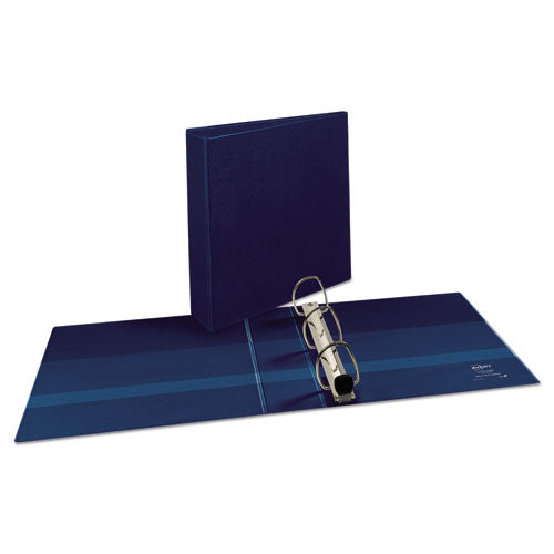 Heavy-duty View Binder With Durahinge And One Touch Ezd Rings, 3 Rings, 2" Capacity, 11 X 8.5, Navy Blue