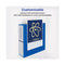 Heavy-duty View Binder With Durahinge And Locking One Touch Ezd Rings, 3 Rings, 3" Capacity, 11 X 8.5, Pacific Blue