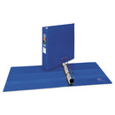 Heavy-duty Non-view Binder With Durahinge And One Touch Ezd Rings, 3 Rings, 2" Capacity, 11 X 8.5, Blue