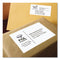 Shipping Labels W/ Trueblock Technology, Inkjet Printers, 3.5 X 5, White, 4/sheet, 25 Sheets/pack