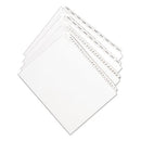Preprinted Legal Exhibit Side Tab Index Dividers, Allstate Style, 25-tab, Exhibit 1 To Exhibit 25, 11 X 8.5, White, 1 Set